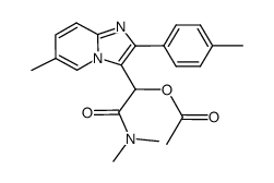 α-hydroxy-zolpidem-O-acetate Structure