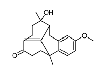6-hydroxy-9-methoxy-6,11b-dimethyl-1,2,4,5,6a,7-hexahydrobenzo[a]phenalen-3-one结构式