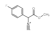 2-isocyano-2-(4-fluorophenyl) acetic acid methyl ester Structure