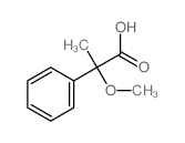 2-methoxy-2-phenyl-propanoic acid结构式