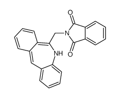 2-(11H-benzo[c][1]benzazepin-6-ylmethyl)isoindole-1,3-dione结构式