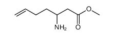 methyl 3-aminohept-6-enoate结构式