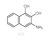 3-aminonaphthalene-1,2-diol Structure