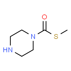 1-Piperazinecarbothioic acid,S-methyl ester结构式