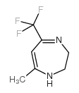 2,3-二氢-5-甲基-7-三氟甲基-1H-1,4-二氮杂卓结构式