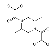 2,2-dichloro-1-[4-(2,2-dichloroacetyl)-2,5-dimethylpiperazin-1-yl]ethanone结构式