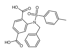 2-((N-benzyl-4-methylphenyl)sulfonamido)terephthalic acid Structure