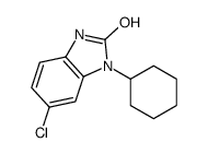 5-chloro-3-cyclohexyl-1H-benzimidazol-2-one Structure
