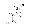1,4-dichloro-1,1,2,2,3,3,4,4-octamethyltetrastannane Structure