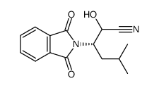phthalyl-L-leucinal cyanohydrin结构式