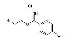 4-Hydroxybenzolcarboximidsaeure-2-bromethylester-hydrochlorid结构式