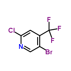 5-Bromo-2-chloro-4-(trifluoromethyl)pyridine Structure