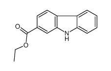 乙基9H-咔唑-2-羧酸酯结构式