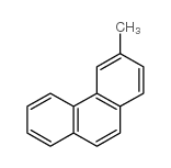 Phenanthrene, 3-methyl- Structure