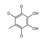 4-甲基儿茶酚-D3结构式