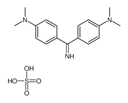 4,4'-carbonimidoylbis[N,N-dimethylanilinium] sulphate结构式