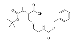 Boc-SZ-氨基乙基-L-半胱氨酸结构式