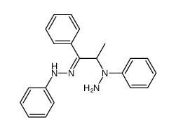 1-phenyl-1-(1-phenyl-1-(2-phenylhydrazono)propan-2-yl)hydrazine结构式