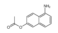 2-Naphthol,5-amino-,acetate(ester)(5CI) structure