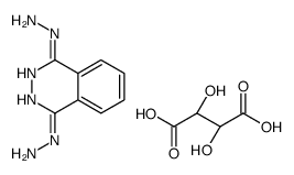 2,3-dihydrophthalazine-1,4-dione dihydrazone [R-(R*,R*)]-tartrate (1:1) structure