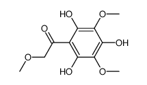 2,4,6-trihydroxy-3,5,ω-trimethoxyacetophenone结构式