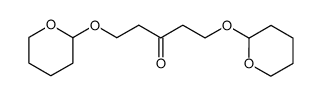 1,5-bis(tetrahydropyran-2-yloxy)pentan-3-one结构式