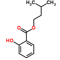 Isopentyl 2-hydroxybenzoate structure
