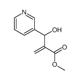 methyl 2-[hydroxy(pyridin-3-yl)methyl]propenoate结构式