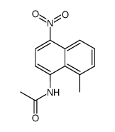 N-(8-methyl-4-nitro-[1]naphthyl)-acetamide结构式