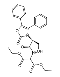 diethyl Nα-Ox-(L)-serylaminomalonate Structure