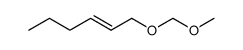 2-Hexene, 1-(methoxymethoxy)-, (2E) Structure