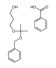 benzoic acid,3-(2-phenylmethoxypropan-2-yloxy)propan-1-ol结构式