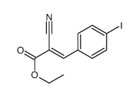 ethyl 2-cyano-3-(4-iodophenyl)prop-2-enoate Structure