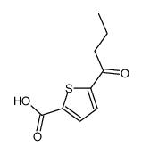 5-butanoylthiophene-2-carboxylic acid Structure