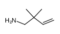 1-amino-2,2-dimethyl-3-butene Structure
