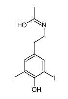 N-[2-(4-hydroxy-3,5-diiodophenyl)ethyl]acetamide结构式
