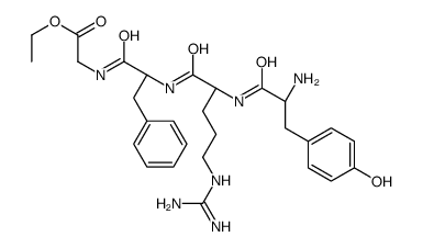 tyrosyl-arginyl-phenylalanyl-glycine ethyl ester Structure