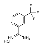 4-(三氟甲基)吡啶甲酰胺盐酸盐结构式