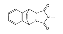8,9-benzo-4-methyl-2,4,6-triazatricyclo<5.2.2.02.6>undeca-8,10-diene-3,5-dione结构式