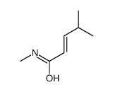 N,4-dimethylpent-2-enamide Structure
