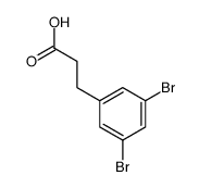 3-(3,5-二溴苯基)丙酸结构式