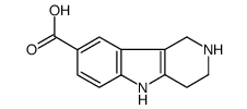 2,3,4,5-四氢-1H-吡啶并[4,3-b]吲哚-8-羧酸结构式
