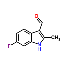 6-Fluoro-2-methyl-1H-indole-3-carbaldehyde Structure