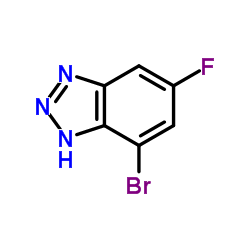 4-Bromo-6-fluoro-1H-benzo[d][1,2,3]triazole Structure