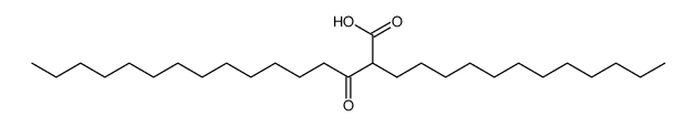 2-myristoylmyristic acid结构式