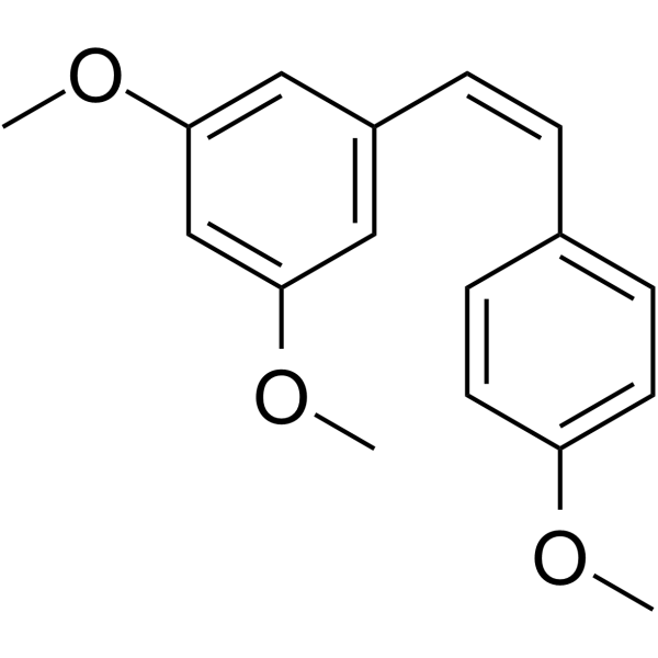 3,4',5-trimethoxystilbene Structure
