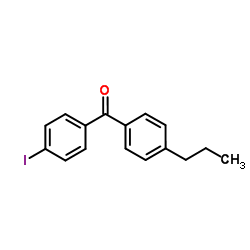 (4-Iodophenyl)(4-propylphenyl)methanone Structure