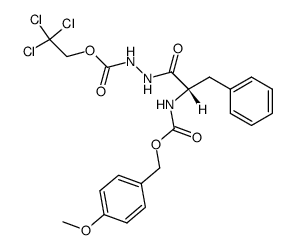 Z(OMe)-Phe-NH-NH-Troc结构式