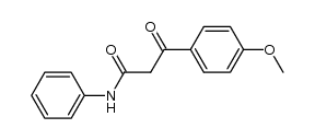 3-(4-methoxyphenyl)-3-oxo-N-phenylpropanamide Structure