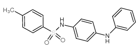 4-甲基-N-[4-(苯胺基)苯基]苯磺酰胺结构式